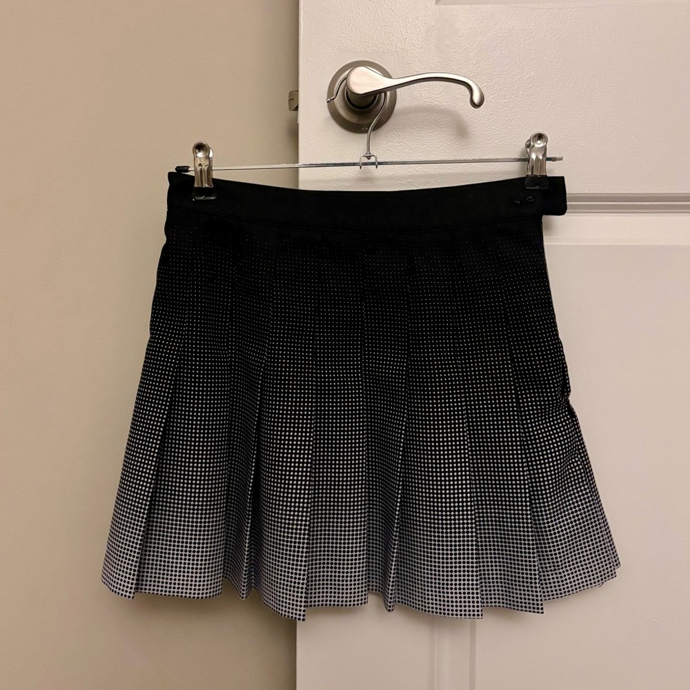 American Apparel Ombre Pleated Skirt